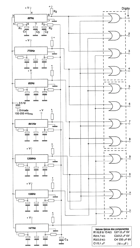 Decodificador DTMF con el 567 
