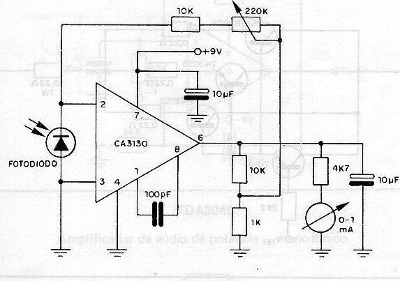 Fotómetro con CA3130 
