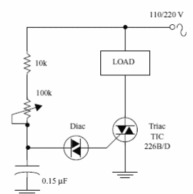 Control de potencia con Triac 
