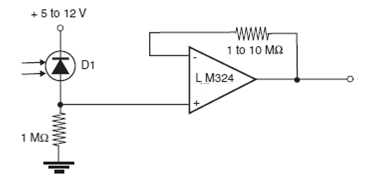 Receptor para fotodiodo 
