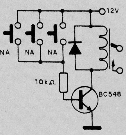 Alarma con sensor NA 
