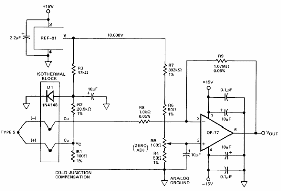 Amplificador de termopar 
