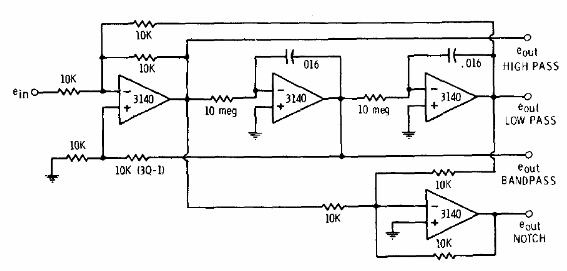 Filtro universal de 1 kHz 
