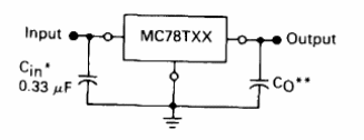 Regulador 3 A con MC78Txx 
