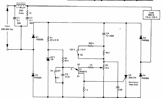 Reductor 220 V a 110 V sin transformador 
