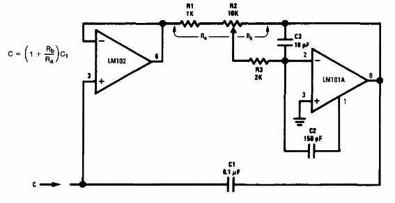 Multiplicador de capacitancia variable 
