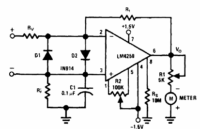 Voltímetro LM4250 
