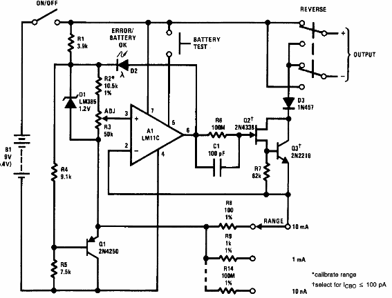 Fuente de corriente de precisión LM11 
