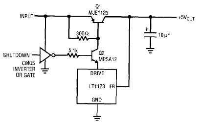 Regulador lineal de baja tensión LT123 
