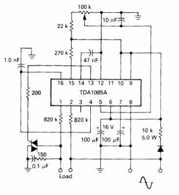 Control de potencia TDA0185 
