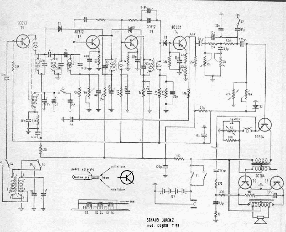 Radio de 7 transistores comercial
