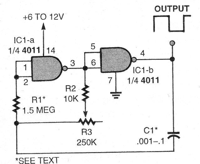 Oscilador 4011 
