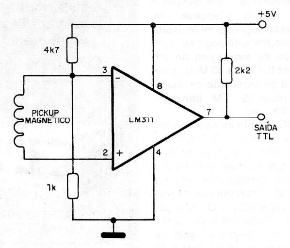 Detector de transductor magnético 
