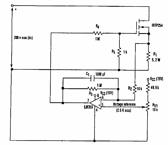 Simulador de carga de100W 
