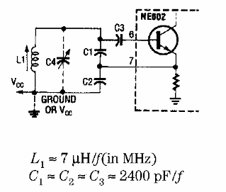 Oscilador Colpitts
Oscilador Colpitts