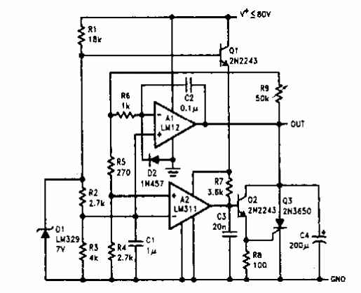 Regulador de 4 a 70V 
