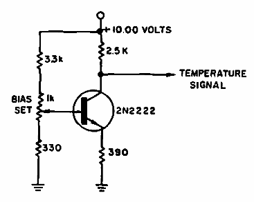 Transistor como sensor de temperatura 
