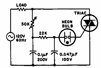 Control de potencia con triac 
