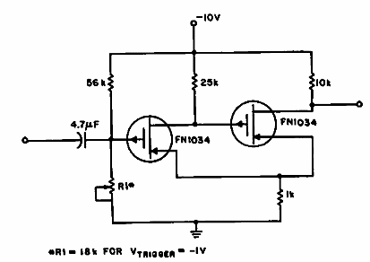 Disparador con MOSFET 
