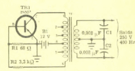 Fuente simétrica con inversor 
