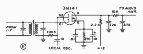 Demodulador SSB con MOSFET 
