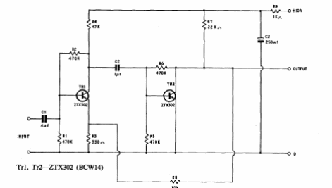 Preamplificador para milivoltímetro 
