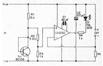 Indicador de sobrecorriente con el CA3130
