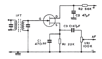 Detector de impedancia infinita 
