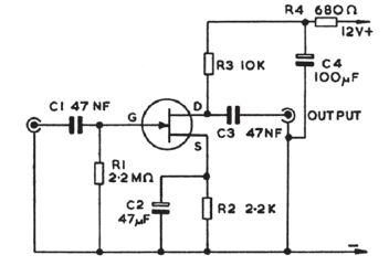 Preamplificador de micrófono 
