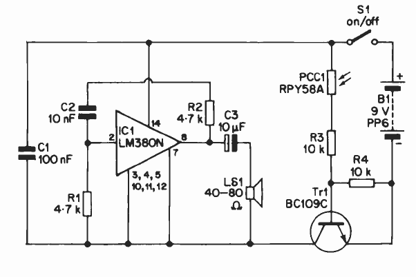 Alarma de luz 
