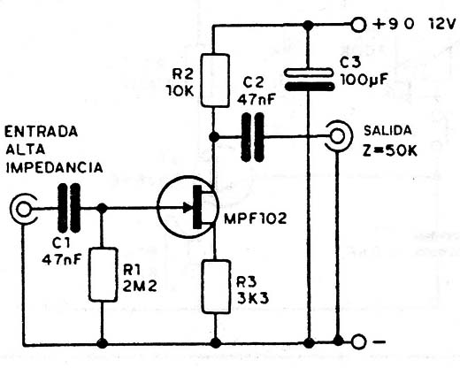 Preamplificador para Microfóno
