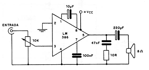 Amplificador 300 mW a 1W
