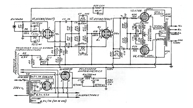 Amplificador de 40 W 
