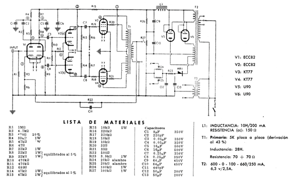 Amplificador Ultra Linear de 60 W 
