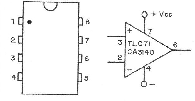 Figura 1 - TL071 y CA3140
