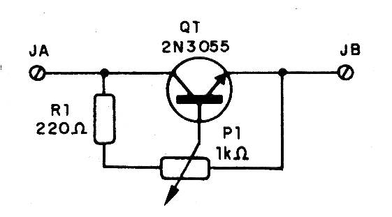 Figura 1 - Diagrama del potenciómetro electrónico
