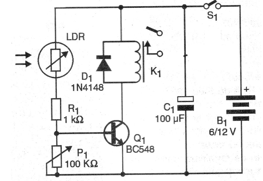 Figura 1 - Relé de luz
Figura 1 - Relé de luz