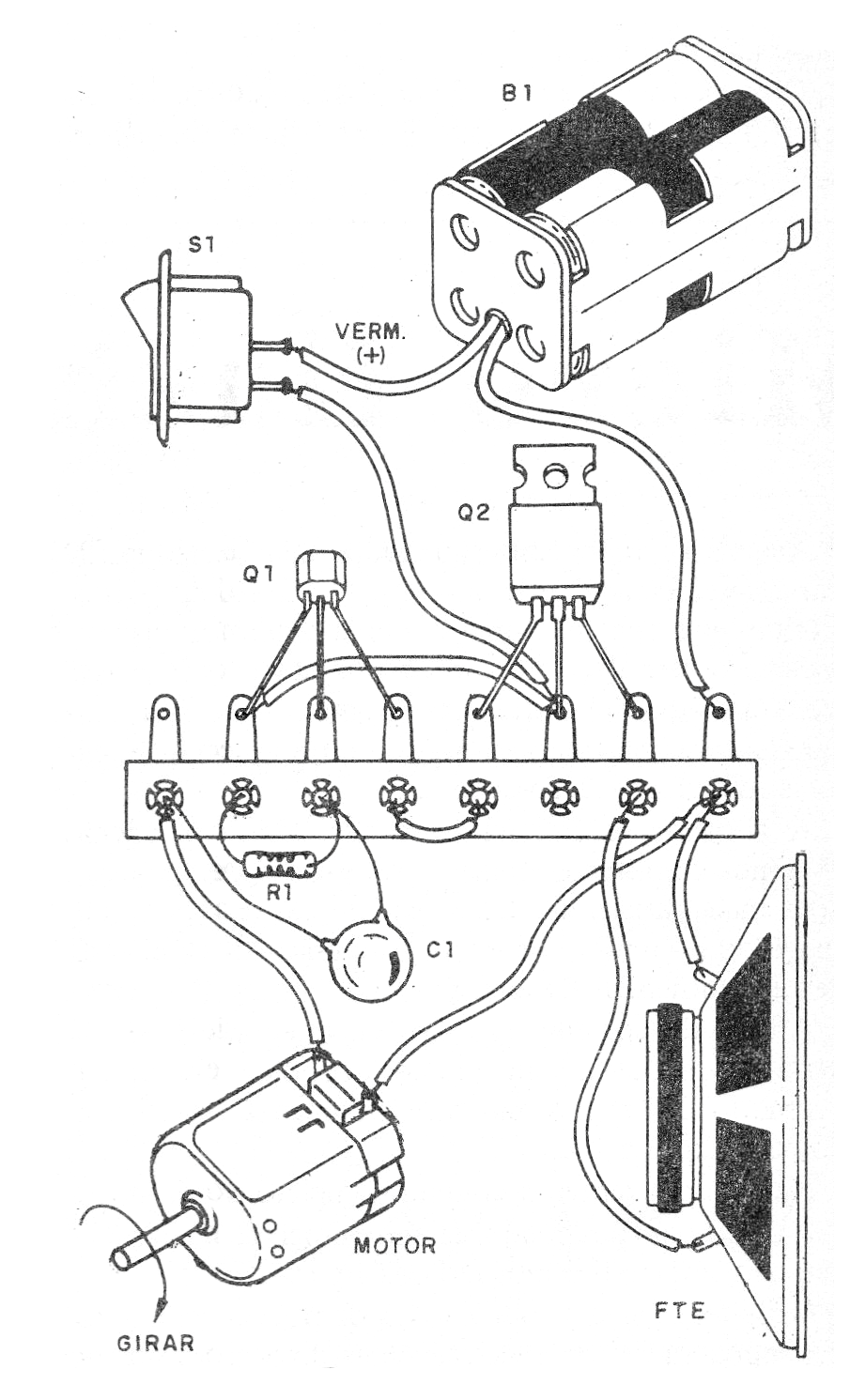 Figura 2 - Montaje en puente de terminales
Figura 2 - Montaje en puente de terminales