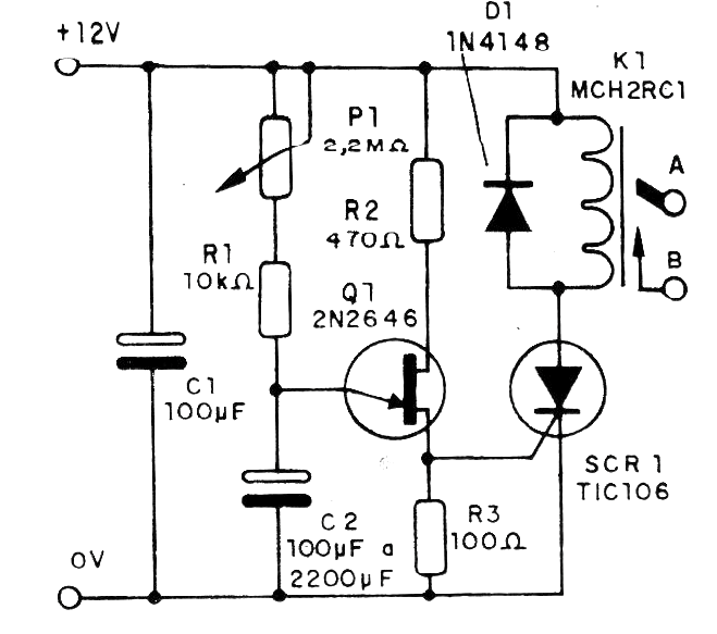 Figura 1 - Diagrama de la llave de retardo
Figura 1 - Diagrama de la llave de retardo