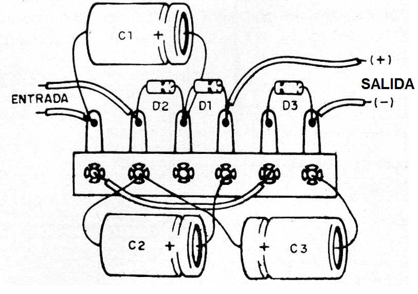 Figura 2 - Montaje en puente de terminales
Figura 2 - Montaje en puente de terminales