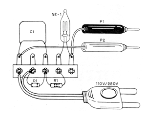 Figura 2 - montaje en un puente de terminales
Figura 2 - montaje en un puente de terminales