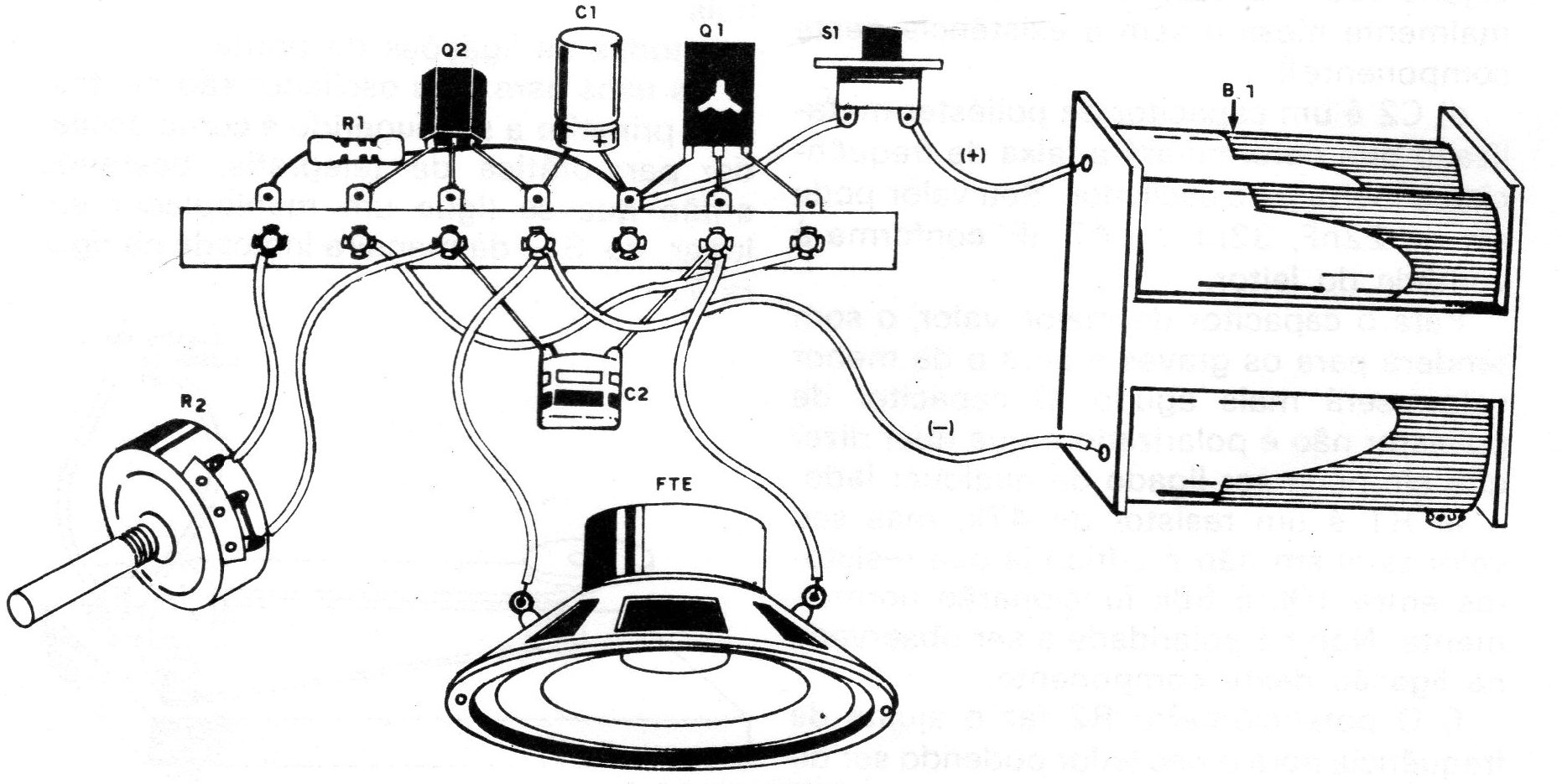 Figura 4 - Montaje del transistor en disipador
Figura 4 - Montaje del transistor en disipador