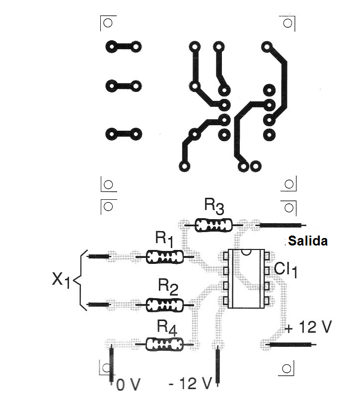 Figura 2 - Placa para el montaje
Figura 2 - Placa para el montaje