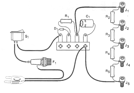 Figura 2 - Montaje en un puente de terminales

