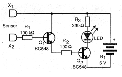 Figura 1 - Diagrama del sensor de humedad.
Figura 1 - Diagrama del sensor de humedad.