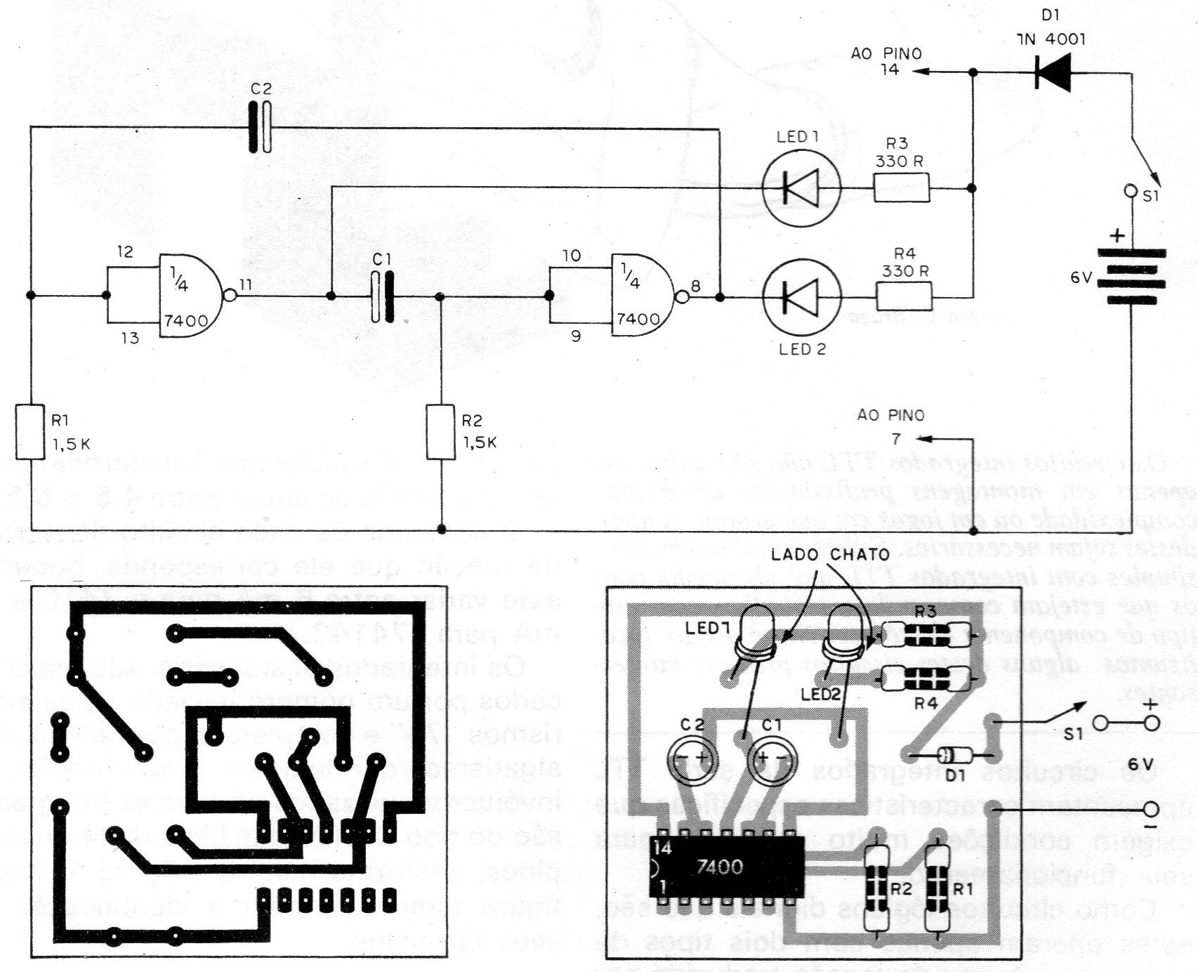 Figura 1 - Diagrama y placa
Figura 1 - Diagrama y placa