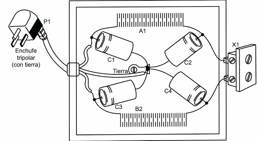 Fig. 6. Montaje del filtro. Fig. 6. Montaje del filtro.