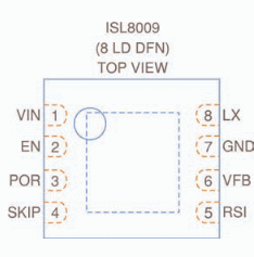 Fig. 1. Pinaje de ISL 8009. Fig. 1. Pinaje de ISL 8009.